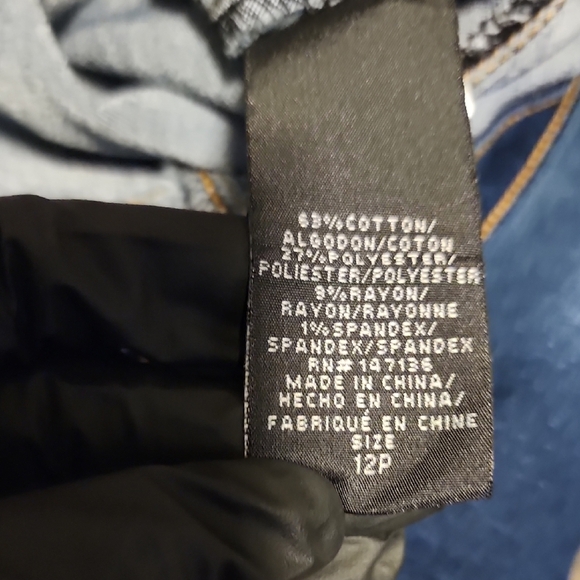 A3 Dark Blue 12P Ankle Jeans - Picture 8 of 12